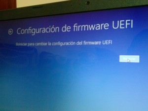 Entrar en la BIOS desde Windows 8