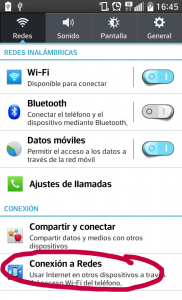 Como compartir internet desde su movil android