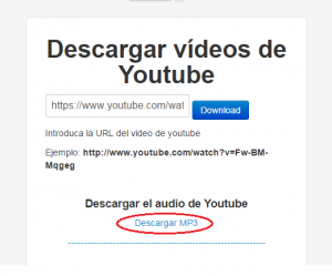 cómo descargar el audio de los vídeos de YouTube