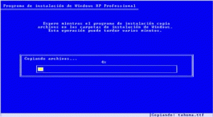 como instalar Windows XP