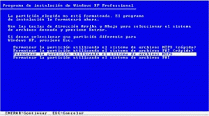 como instalar Windows XP