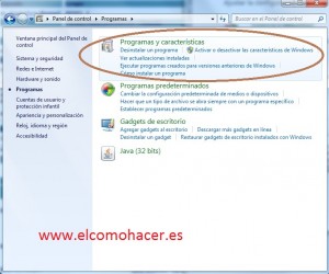 Activar telnet_windows 7