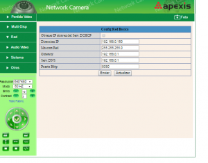 como configurar una camara IP