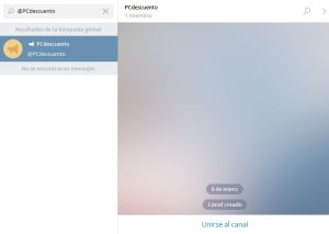 canal telegran PCdescuento