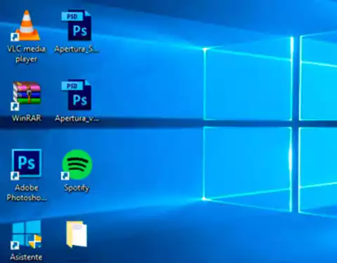 iconos escritorio windows 10 espacio